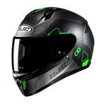 HJC C10 Aspa Zwart Grijs Groen Integraalhelm, Nieuw met kaartje, HJC, Integraalhelm, S