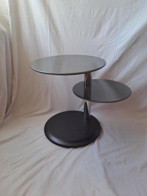 Leolux - Jan Armgardt - Bijzettafel - cyclo - Chroom, Antiek en Kunst, Antiek | Meubels | Stoelen en Banken