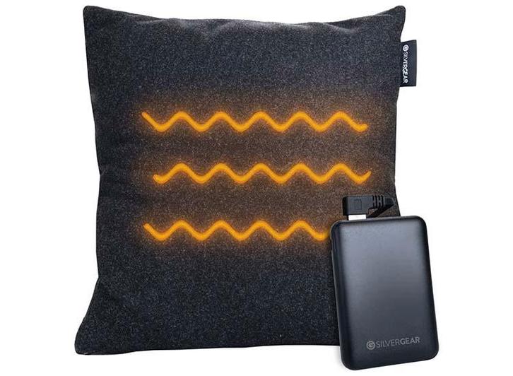 Silvergear Warmtekussen Elektrisch - Oplaadbaar - 45x45 cm -, Huis en Inrichting, Woonaccessoires | Kussens, Nieuw, Verzenden