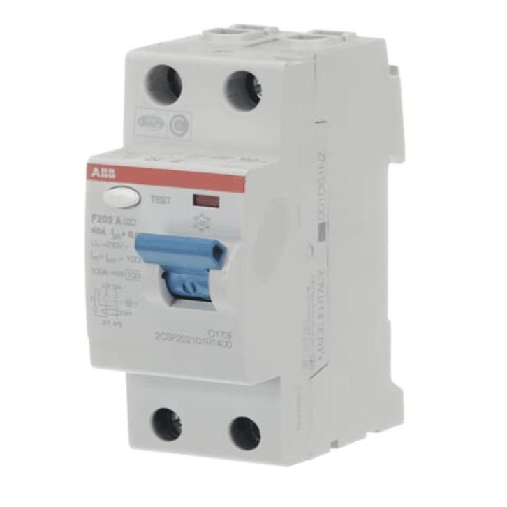 ABB aardlekschakelaar 63A 2 polig 30mA - 2CSF202101R1630 -, Doe-het-zelf en Verbouw, Elektra en Kabels, Ophalen of Verzenden