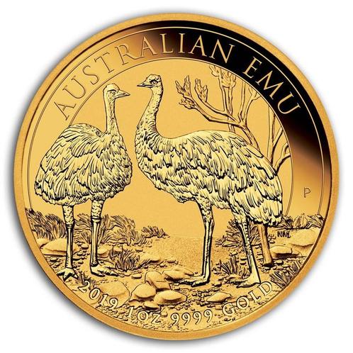Gouden Emu Australie 1 oz 2019 (5.000 oplage), Postzegels en Munten, Munten | Oceanië, Losse munt, Goud, Verzenden