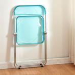 Klapstoel set van 6 Pornainen 74x46x47 cm lichtblauw transpa, Huis en Inrichting, Stoelen, Verzenden, Nieuw