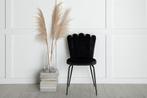 Eetkamerstoel - Hugo - Zwart - Fluweel - Jörn, Verzenden, Nieuw