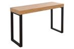 Design console OAK DESK 120cm eiken vintage metalen frame, Huis en Inrichting, Bureaus, Ophalen of Verzenden, Nieuw