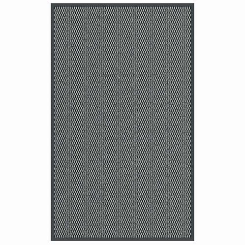 vidaXL Deurmat 90x150 cm antracietkleurig, Tuin en Terras, Deurmatten, Nieuw, Verzenden
