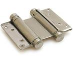Bommer scharnier dubbelwerkend 125 mm vernikkeld, Verzenden, Nieuw