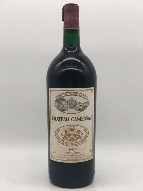 1 x 1,5ltr Chateau Camensac Haut-Medoc 1989 (Magnum) (rood), Verzamelen, Wijnen, Frankrijk, Rode wijn, Nieuw, Ophalen of Verzenden