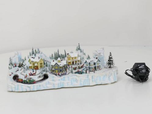 Het Thomas Kinkade Santas Inspiration verlichte bewege..., Verzamelen, Overige Verzamelen, Zo goed als nieuw, Ophalen of Verzenden