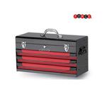 Glory red & black 3-drawer top chest (glossy paint), Nieuw, Verzenden