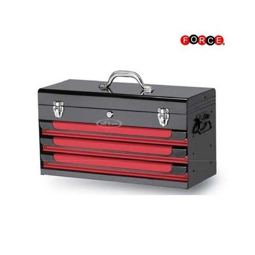 Glory red & black 3-drawer top chest (glossy paint), Auto diversen, Autogereedschap, Verzenden