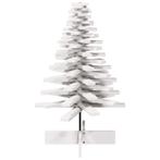 Kerstdecoratie kerstboom 100 cm massief grenenhout wit, Huis en Inrichting, Verzenden, Nieuw