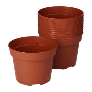 Plastic pot rond 9 cm doorsnee en hoog verpakt per 18 stuks beschikbaar voor biedingen
