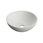 Waskom Arcqua Prince Opbouw 38x14 cm Rond Glans Wit, Ophalen of Verzenden, Nieuw, Overige typen