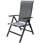 Vigo standenstoel verstelbaar aluminium antraciet