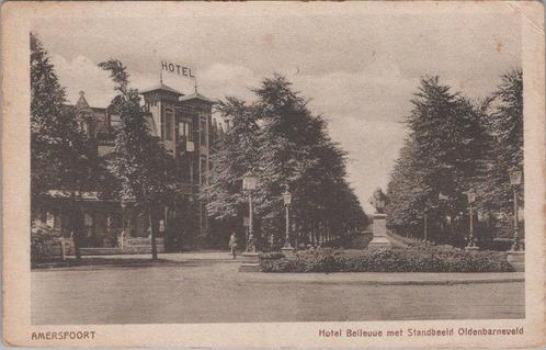 AMERSFOORT - Hotel Bellevue met Standbeeld Oldenbarneveld, Verzamelen, Ansichtkaarten | Nederland, Verzenden