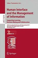 Human Interface and the Management of Informati. Yamamoto., Yamamoto, Sakae, Zo goed als nieuw, Verzenden