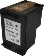 Huismerk HP 302XL cartridge zwart met inktniveau, Verzenden, Nieuw, Huismerk