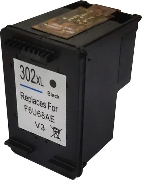 Huismerk HP 302XL cartridge zwart met inktniveau, Computers en Software, Printerbenodigdheden, Nieuw, Verzenden