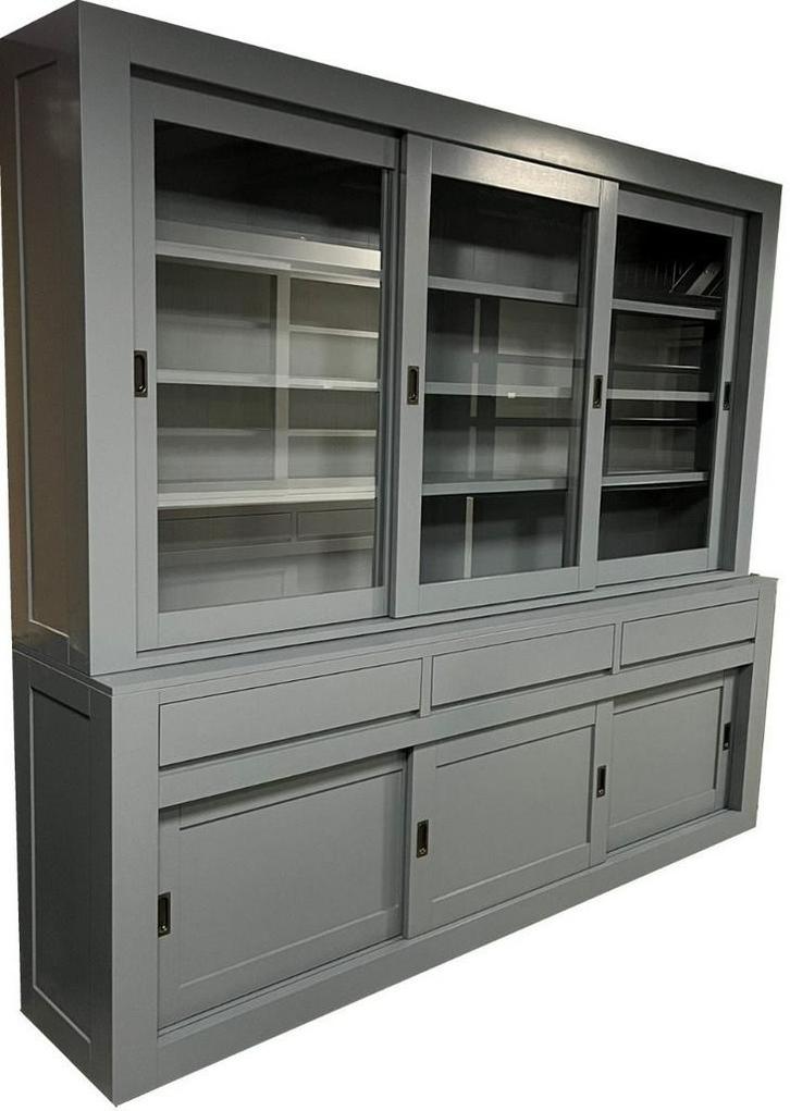 Buffetkast pelsgrijs Enschede 240cm, Huis en Inrichting, Kasten | Buffetkasten, Ophalen of Verzenden