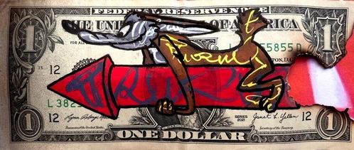 Moabit - Wile E. Coyote X Dominator, Antiek en Kunst, Kunst | Schilderijen | Modern