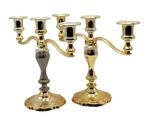 Kandelaber (2) - Messing - Tres Brazos
