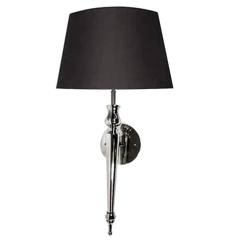 Wandlamp Dakota 19x19x65cm Incl. zwarte kap, Huis en Inrichting, Lampen | Wandlampen, Nieuw, Ophalen of Verzenden