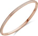 Melano friends hinged cz armband - rosegoudkleurig + crystal, Sieraden, Tassen en Uiterlijk, Armbanden, Nieuw, Verzenden