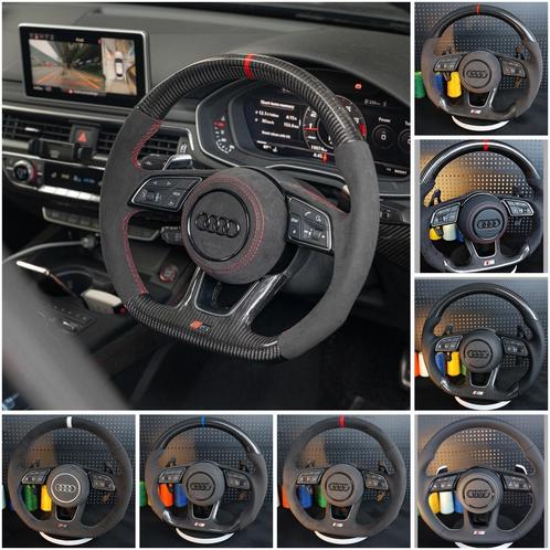 Audi S3 RS3 8Y A4 S4 RS4 A5 S5 RS5 8W B9 Stuur Leder Carbon, Auto diversen, Tuning en Styling, Ophalen of Verzenden