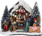 2dekans | LuVille Kerstdorp Miniatuur Ski Café - L15 x B14 x, Diversen, Kerst, Ophalen of Verzenden, Zo goed als nieuw