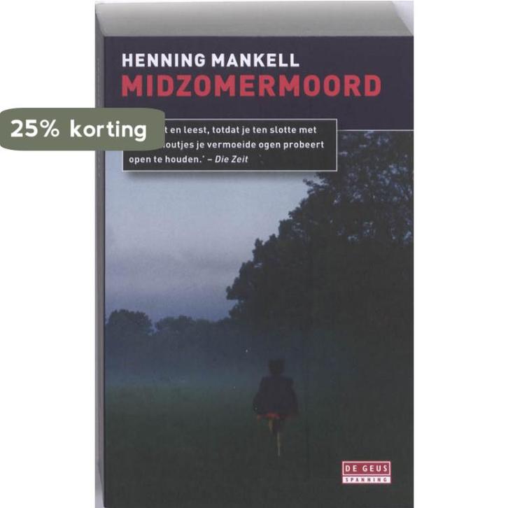 Midzomermoord / Wallander / 8 9789044515879 Henning Mankell, Boeken, Detectives, Gelezen, Verzenden