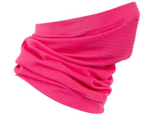 Multifunctioneel Nekwarmer met ademende mesh-voering - Roze, Kleding | Heren, Mutsen, Sjaals en Handschoenen, Verzenden