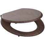 SCHTTE Toiletbril met soft-close DARK WOOD MDF (Badkamer), Huis en Inrichting, Verzenden, Nieuw