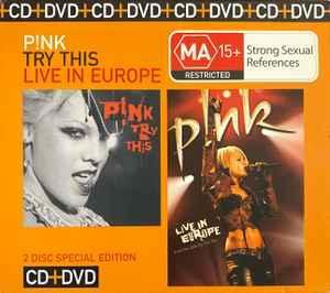 cd - P!NK - Try This / Live In Europe CD+DVD, Cd's en Dvd's, Cd's | Rock, Verzenden