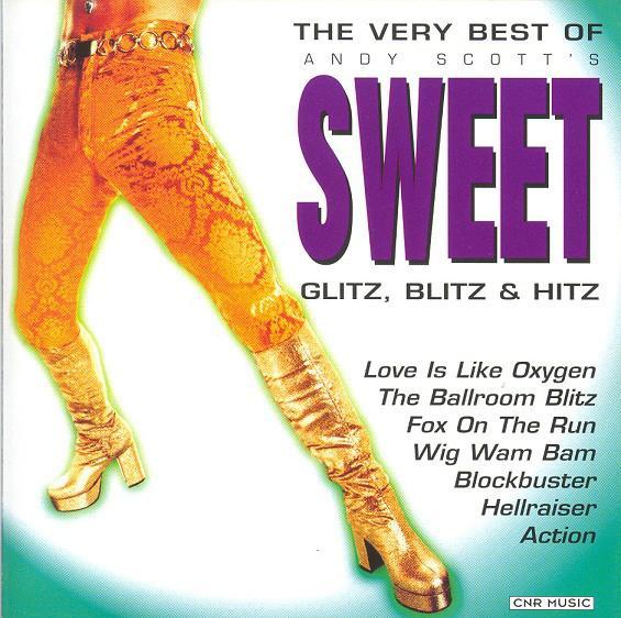cd - Andy Scotts Sweet - Glitz Blitz &amp; Hitz, Cd's en Dvd's, Cd's | Rock, Zo goed als nieuw, Verzenden