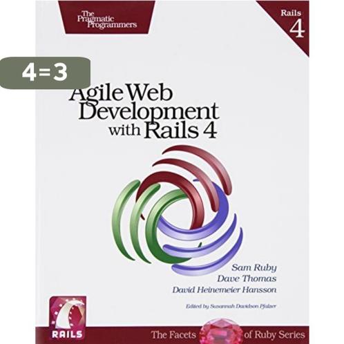 Agile Web Development with Rails 4 9781937785567 Sam Ruby, Boeken, Taal | Engels, Gelezen, Verzenden