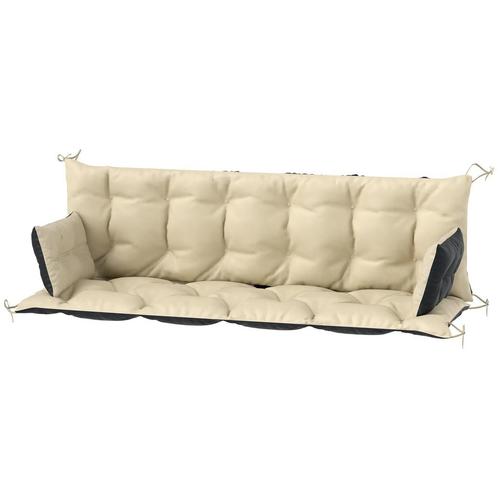 TRUUSK 3-zits Bankkussen 180x110x8 Cm Met Banden, Zitkussen,, Tuin en Terras, Overige Tuin en Terras, Nieuw, Verzenden