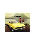 1973 OPEL MANTA BROCHURE NEDERLANDS