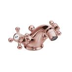 Bidetmengkraan Sapho Antea 2-knop Gebogen 7.2 cm Rose Goud, Ophalen of Verzenden, Nieuw, Kraan