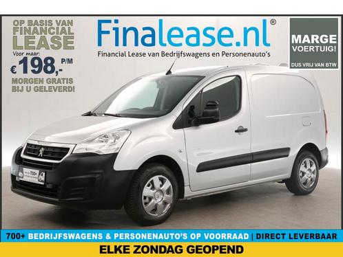 Peugeot Partner 1.6 BlueHDi L1H1 Marge Airco Cruise €198pm, Auto's, Bestelauto's, Lease, Handgeschakeld, Diesel, Peugeot, Zilver of Grijs
