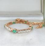 Zonder Minimumprijs - Armband - 9 kt. Roségoud - 4.62ct. tw., Sieraden, Tassen en Uiterlijk, Armbanden, Nieuw