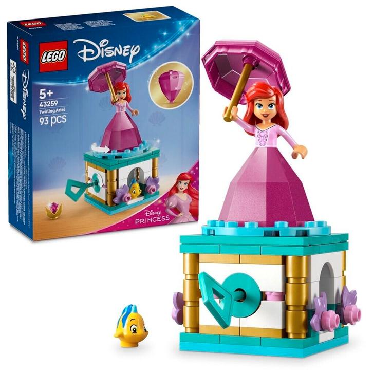LEGO Disney 43259 Draaiende Ariël, Kinderen en Baby's, Speelgoed | Duplo en Lego, Nieuw, Verzenden