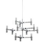 Nemo Crown Hanglamp, aluminium gepolijst - 77 cm, Huis en Inrichting, Lampen | Hanglampen, Verzenden, Nieuw