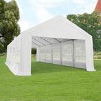 Partytent / Paviljoen Gala - 4 x 10 meter - Wit - Incl. Zijw, Tuin en Terras, Verzenden, Nieuw