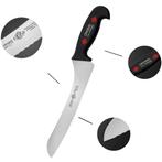 Eikaso Solingen Broodmes – Golfsnede – Ergonomisch Handv, Ophalen of Verzenden, Nieuw, Rvs of Chroom, Los bestek