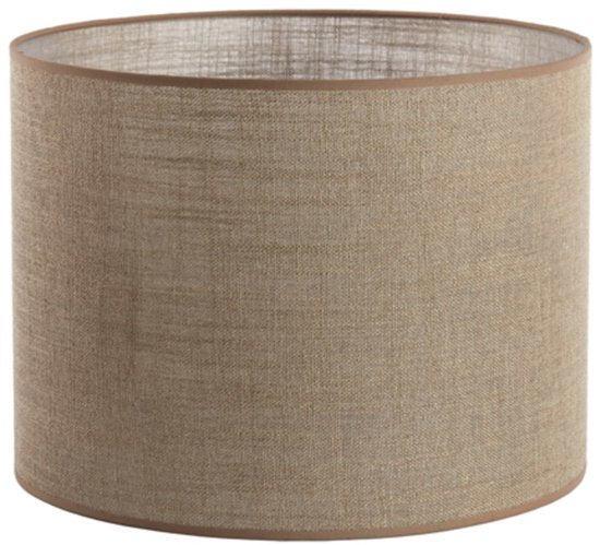 2dekans | Light & Living Lampenkap Caden - 40x30x40 (BxHxD), Huis en Inrichting, Lampen | Lampenkappen, Beige, Zo goed als nieuw