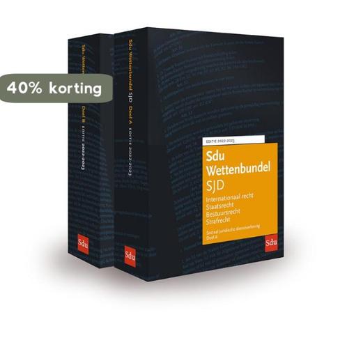 Sdu Wettenbundel Sociaal Juridische Dienstverlening, Boeken, Wetenschap, Gelezen, Verzenden