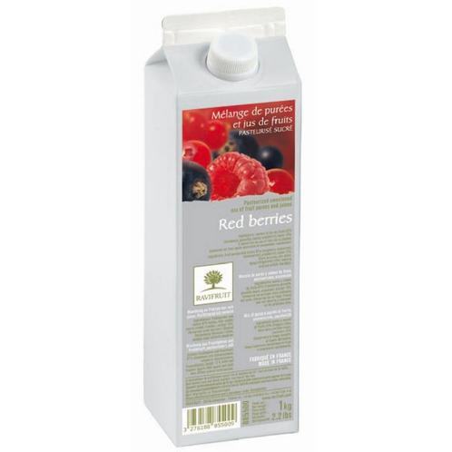 RaviFruit Rode Bessen Puree 1kg, Hobby en Vrije tijd, Taarten en Cupcakes maken, Nieuw, Verzenden