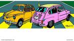 Tony Polonio - Fiat & Seat 600 in Abey Road 1960´s - Pop Art, Antiek en Kunst