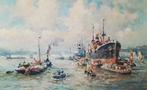 Evert Moll (1878-1955) - Haven van Rotterdam