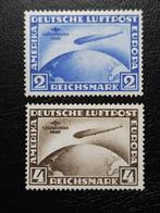 Duitse Rijk 1930/1933 - Duitse Reich Zeppelin met opdruk, Gestempeld